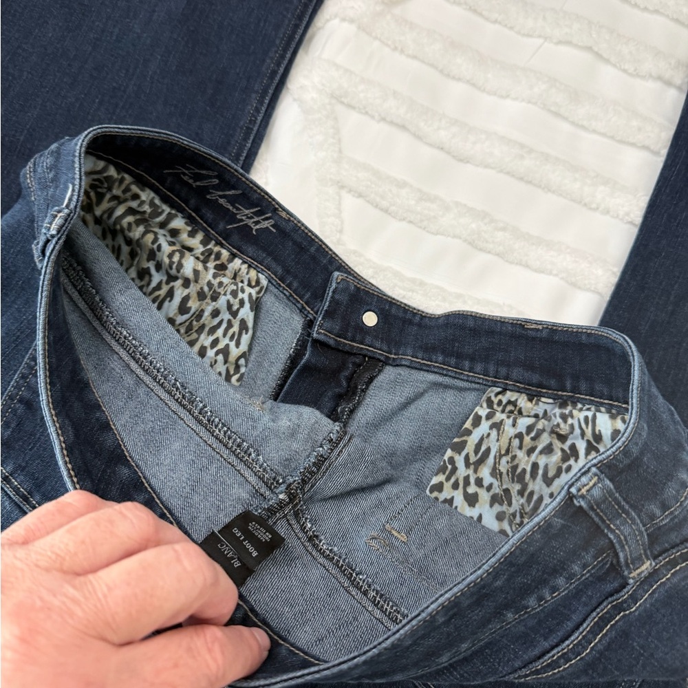 WHBM Embellished Blue Boot Jeans - Picture 10 of 12